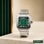 Cartier Santos de Cartier – Grand Modèle, cadran vert