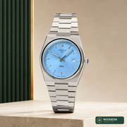 Tissot PRX 40 mm – Cadran bleu clair