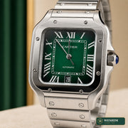 Cartier Santos de Cartier – Grand Modèle, cadran vert