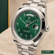 Rolex Day-Date – Cadran vert arabe