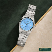 Tissot PRX 40 mm – Cadran bleu clair