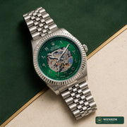 Rolex Datejust Squelette Arabe – Cadran vert (configuration custom)